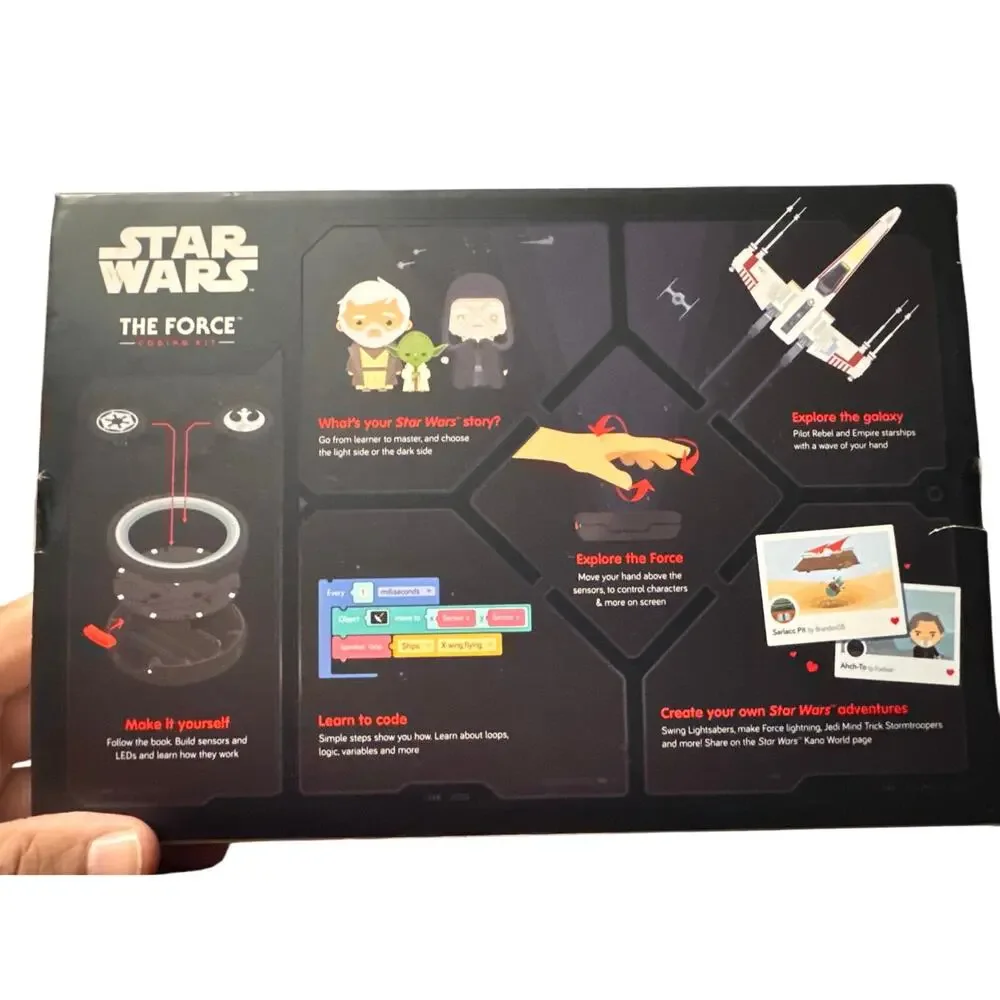 Star Wars Kano The Force Coding Kit Build a Motion Sensor Learn to Code New Seal